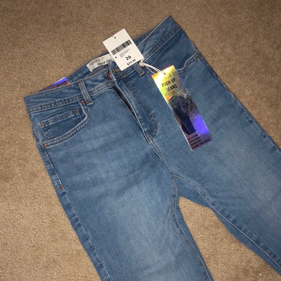 forever 21 push up jeans